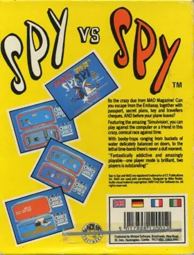 Spy vs Spy box cover back